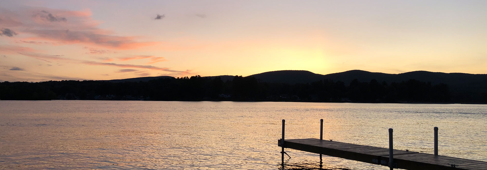 Sunset Over Lake